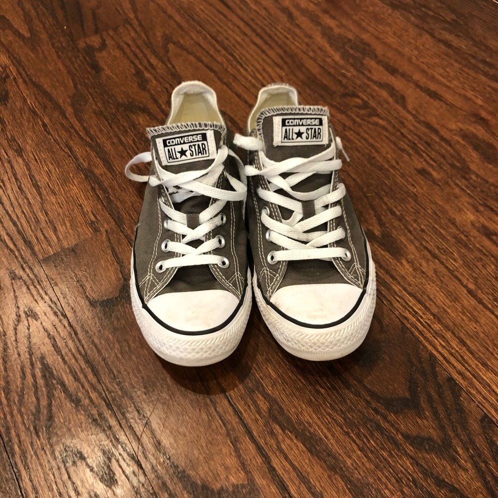 Grey converse sneakers